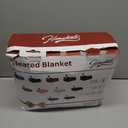 Homemate Electric Heated Blanket Twin - 62"x84" Heating Bed Blankets Throw with 10 Heating Levels 8 Hours Auto Off Fast Heating Over-Heated Protection Ultra Soft Warm Flannel ETL Certified Grey