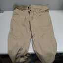 Haggar Men's Iron Free Premium Khaki Slim-Straight Fit Flat Front Expandable Waist Casual Pant size is 34 x 30