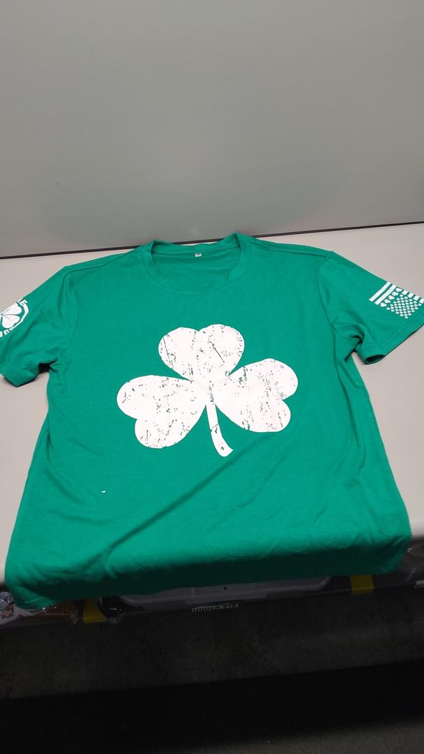 Men's Clover T-shirt, Green Size M