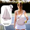 Pickleball Bag for Women Men, Crossbody Sling Bags Pickleball Paddle Bag Should Chest Bags Backpack, Large