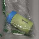 Owala Kids Insulation Stainless Steel Tumbler with Spill Resistant Flexible Straw, Easy to Clean, Kids Water Bottle, Great for Travel, Dishwasher Safe, 12 Oz, Blue and Light Green (Turtley Awesome)