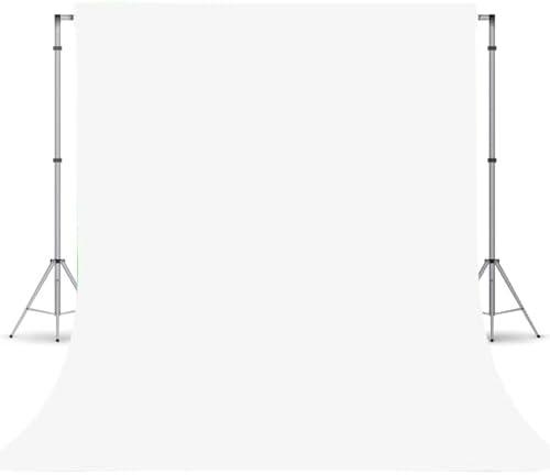 White Photography Backdrop for Photoshoot, Photo Backdrop Curtain, Perfect White Backdrops for Party Portrait Photoshoots Video Studio 5FTx7FT