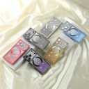 Misscase Magnetic Glitter Case for iPhone 17 Pro 6.3 Inch, Camera Protection, Compatible with MagSafe, Rectangle Cute Bling Sparkle Diamond Colorful Phone Cover, Drop-Tested & Shockproof-Hot Pink