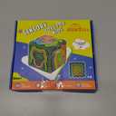 2 x Sensory Activity Board Upgraded- 3D Sensory Activity Ball,Stress Relief Toy,Silicone Fidget Toy for Stress Relief,Anxiety,Autism,ADHD,Kids 3+ & Adults,with Travel Storage Bag & 16 Strings (Blue) (Sphere)