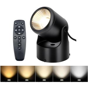 LED Spot Light Indoor 8W 2700K-6500K Adjustable White Soft Spotlight Accent Lighting 5.9 FT Cord with Switch