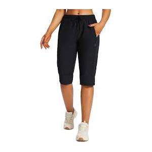 baleaf Women's 15" Hiking Shorts Long Bernuda Cargo Below The Knee Capris Lightweight Quick Dry Elastic Waist for Casual Large baleaf Women's 15" Hiking Shorts Long Bernuda Cargo Below The Knee Capris Lightweight Quick Dry Elastic Waist for Casual Large