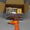 Aliex 38PCS Kids Wooden Truck Tool Set with Toy Drill for Toddlers Ages 3 4 5 6,Montessori STEM Educational Learning Construction Workbench Pretend Play Tool Kit,Birthday Sensory Gift for Boys Girls