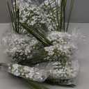 Tigeen 80 Pcs Baby Breath Artificial Flowers Bulk White Artificial Baby Breath Gypsophila Flower 20.8 Inch Real Touch Faux Gypsophila Bouquet Fake Floral Greenery for Wedding Arrangement Party Decor