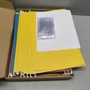 50 Legal Hanging File Folders, 50 Reinforced Hang Folders, Designed for Home and Office Color Coded File Organization, Legal Size, Assorted Colors, 50 Pack