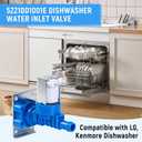 5221DD1001E Dishwasher Water Inlet Valve for LG, Kenmore Dishwasher