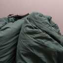 CozyLux Dark Emerald Green Queen Comforter Set, 3 Pieces Solid Breathable Quilted Bedding Sets, Luxury Fluffy Soft Bed Set with Down Alternative Comforter for All Season (1 Comforter & 2 Pillowcases)