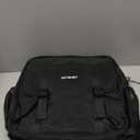 3 Ring Zipper Binder Bag for 700+ Sheets Capacity Detachable Backpack Straps & Shoulder 14 Inch Laptop for School and Office(Black)