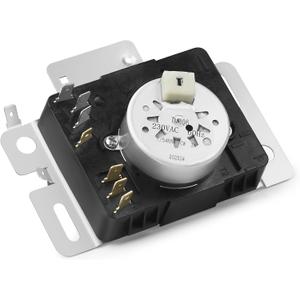 W10745655 Dryer Timer Compatible With Whirlpool, M-aytag, Amana, 230VAC 60Hz Timer Control, NED4655EW1 Replacement For W10857612, AP6003908, 4454384, PS11731366, W10745655