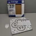 FloorPops Grey and White 12 in x 12 in W Peel and Stick Patterned look Luxury Vinyl Tile Flooring