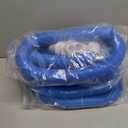 Nuanchu 4 Pack Pool Hoses for Above Ground Pools (1.5" & 1.25" x 59"), Universal Filter Pump Replacement Hose Kit with 4 Pcs 1-1/4" or 1-1/2" Pool Hose Adapter & Metal Clamps (Blue)