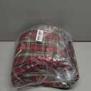 Frienda 2 Pcs Christmas Checkered Tablecloth Red Green Buffalo Plaid Table Cover Polyester Holiday Tablecloth Rectangle Table Cloth for Christmas Dining Kitchen Party Picnic Supplies(60 x 84 Inch)