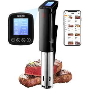 Sous Vide Cooker| Inkbird Wifi Sous Vide Mchine Sous vide Cooking Machine, 1000W Immersion Circulator with Recipes,Timer | Ultra-Quiet