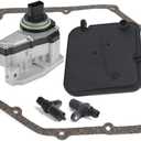 42RLE Transmission Shift Solenoid Block Pack with Speed Sensors Filter Gasket kit Compatible with Jeep Chrysler Dodge Mitsubishi