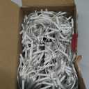 Blue and White Christmas Lights Outdoor, 33ft 400 LED Icicle Lights for Outside, Plug in Twinkle Lights with Clear Wire 8 Modes Timer Waterproof for House Holiday Xmas Patio Porch Exterior Decorations