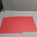 5PCS Laser Engraving Double Color ABS Plastic Sheet, Two-Tone Laserable Engraving Plastic Sheets for Name Badge, Office Label, Laser Artistic Product, Size 11.73" x 11.73", Red/White