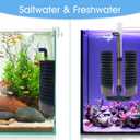 2 x 20-55 Gallon Aquarium Air Sponge Filter, for Axolotl Breeding Fry Betta Shrimp Nano Fish Tank,Upgrade Clip Installation