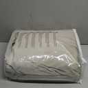 H.VERSAILTEX Modern Velvet Plush 4 Piece High Stretch Sofa Slipcover Sofa Cover Furniture Protector Form Fit Luxury Thick Velvet Sofa Cover for 3 Cushion Couch Width Up to 90 Inch (Sofa, Oatmeal)