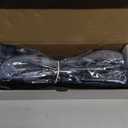 16-Piece Modern Black Hammered Silverware Set with Ultra Sharp 2-IN-1 Serrated Knives, 18/10 Stainless Steel Flatware Set, Titanium Plated Cutlery Set Service for 4, Dishwasher Safe