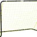 Franklin Sports Competition Soccer Goals - Backyard Portable Steel Soccer Goals - Adult + Youth Soccer Goal with Net + Ground Stakes Included - Multiple Sizes + Colors