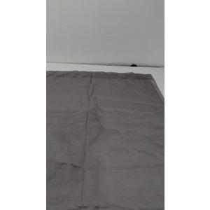 2 Polyester Curtain Gray 80"x40"