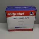JOLLY CHEF 500 Count 5 oz Paper Cups, Disposable Bathroom Mouthwash White Drinking Cups for Home, Office, School, Store Use