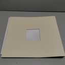 Photo Album 600 Pockets Linen Cover with Customisable Window Black Pages for Photos 10 x 15 cm for Family Travel and Memories, Beige