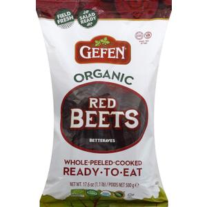 Gefen Organic Beets, Vacuum Packed 17.6 oz, BBD: 07/01/2026