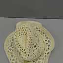 Women Straw Cowboy Hats, Sparkly Western Cowgirl Hat for Holiday, Foldable Vacation Beach Sun Hat with Wide Brim for Summer