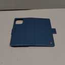 for iPhone 13 Pro Max Case, Premium PU Leather Wallet Case Flip Cover with [RFID Blocking][Card Holder][Stand Function] Shockproof Protective for iPhone 13 Pro Max, Blue