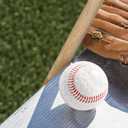 Baseballs 12 Pack Dimpled Baseballs, 9-Inch Pitching Machine Balls for Hand-Eye Coordination, Hitting and Fielding Practice