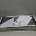 Stainless Steel Shelf 12" x 24" - 2 PCS, 250 LBS Commercial Wall Mount Floating Shelves with Safety Edges, for Kitchen, Restaurant, and Home Laundry Room