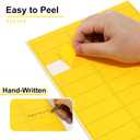 L LIKED 900 Fluorescent Yellow Address Labels, 1" X 2-5/8" Neon Colored Labels Handwritten or Inkjet/Laser Print for Shipping Envelopes & Small Packages - 30 Sheets