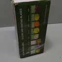 Mueller Pro-Series 10-in-1, 8 Blade Vegetable Chopper, Onion Mincer, Cutter, Dicer, Egg Slicer with Container, French Fry Cutter Potato Slicer, Home Essentials, Salad Chopper White Sand/Green (8 Blade, White Sand/Green)