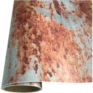 Rusty Pattern Car Vinyl Wrap 11.8 x 59 Inch Car Paint Protection Film Self Adhesive Vinyl Decals for Vehicle Motorbike Boat Body