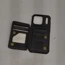 Vinich for iPhone 17 Pro Wallet Case with Card Holder, RFID Blocking Credit Slots Kickstand Shockproof Phone Cover Fit for iPhone 17 Pro 6.3" Black