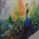 Peacock Wall Art Colorful Peacock Pictures Large Wall Decor Gift Canvas Painting Prints Modern Artwork Home Decorations Framed for Living Room Gallery Office Bedroom 30"x60"