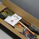 13-Inch Cordless String Trimmer & Edger, （2 x 21V 4.0Ah Electric Brush Cutter Battery Powered）, with 2 x Saw Blades, 2 x Metal Blades, 20x Grass Cutting line -WEG21C