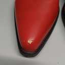 Pasuot Western Cowboy Boots for Women - Knee High Wide Calf Cowgirl Boots, Slip On Pointed Toe Chunky Heel Fashion Retro Classic Pull On Tall Boot for ladies Party concert, Red, 12