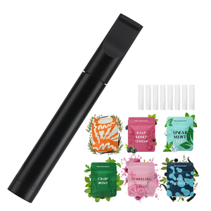 6 Pack Natural Herbal Air Stick, Plant-Based Herbal Diffuser Pen Stick with Mint Support Smokeless Inhaler, Freshen Breath, Portable