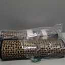 Kitchen Rugs and Mats Non Skid Washable Set of 2 PCS, Absorbent Runner Rugs for Kitchen, Front of Sink, Kitchen Mats for Floor, 17.3"x 47"+17.3"x 29" (Black)