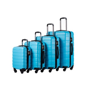 COOLIFE Luggage 4 Piece Set Suitcase Spinner Hardshell Lightweight TSA Lock Familiy Set YD47