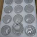 Clear Glass Taper Candle Holders Set of 12, Small Tapered Candlestick Holders in Bulk, Modern Short Candle Sticks for Dining Table Centerpiece Wedding Christmas Party & Holiday Decorations