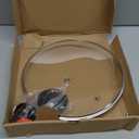 10.25 Inch Tempered Glass Lid Compatible with 10-10.25 Inch Lodge Cast Iron Skillets & 5 Quart Dutch Ovens - 10.25 Inch Universal Replacement Cover with Steam Vent - Versatile Round Glass Lid (Bakelite Round Knob)