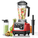 Smoothie Blender 1800W Powerful Blenders for Kitchen 70 Oz Large Capacity and BPA-Free Containers with To-Go Cup Countertop Blender for Smoothies, Ice Crushing & Frozen Drinks Red