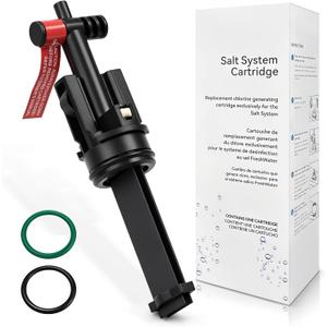 Salt System Cartridge Replacement for Hot Springs Salt Cartridge, Hot Tub Spa Salt Water Treatment Compatible with Highlife, Limelight, Caldera Utopia, Paradise  Up to 4 Months Each 1Pack